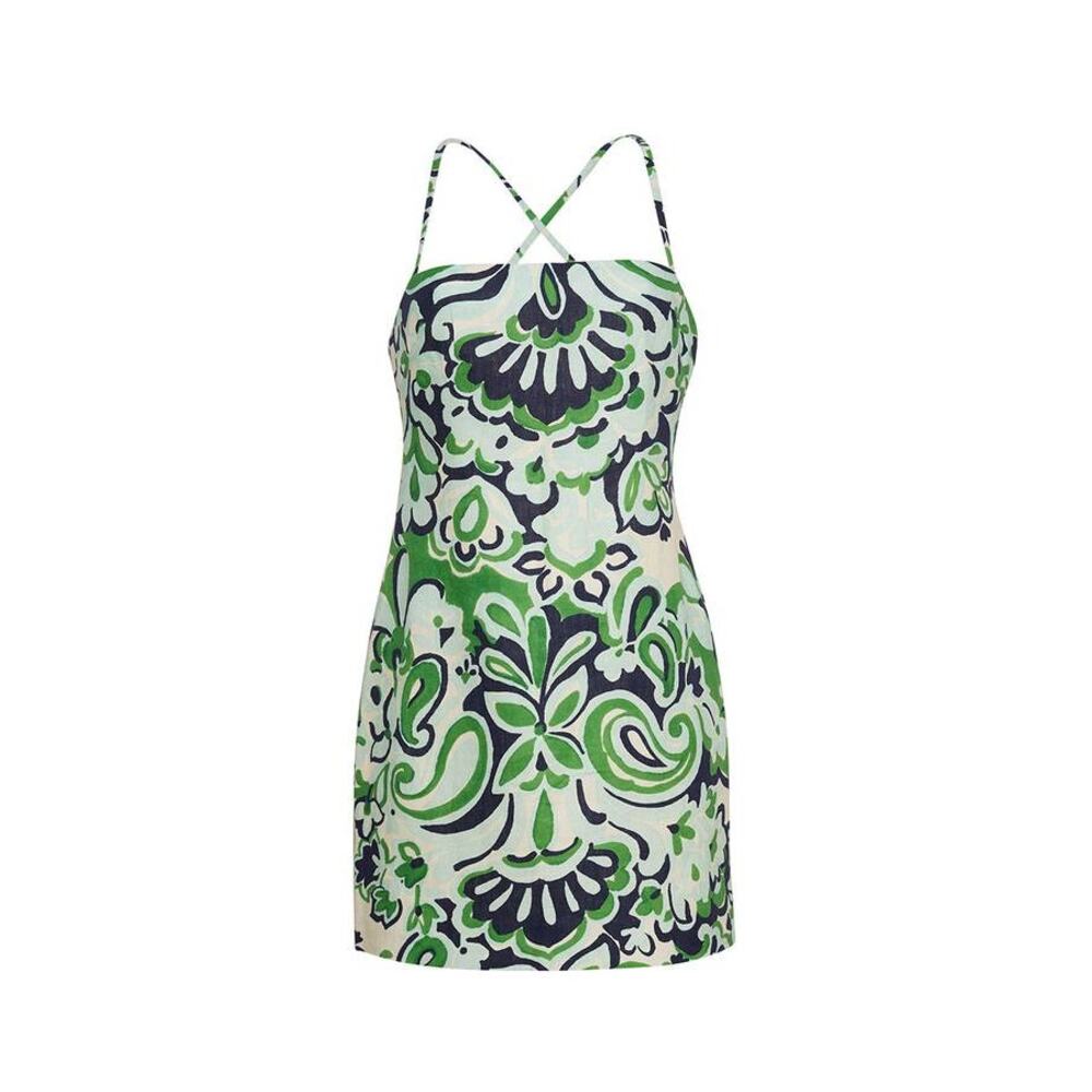 Cara Cara Dria Mini Dress in Estella Mint 0 - Picture 3 of 4